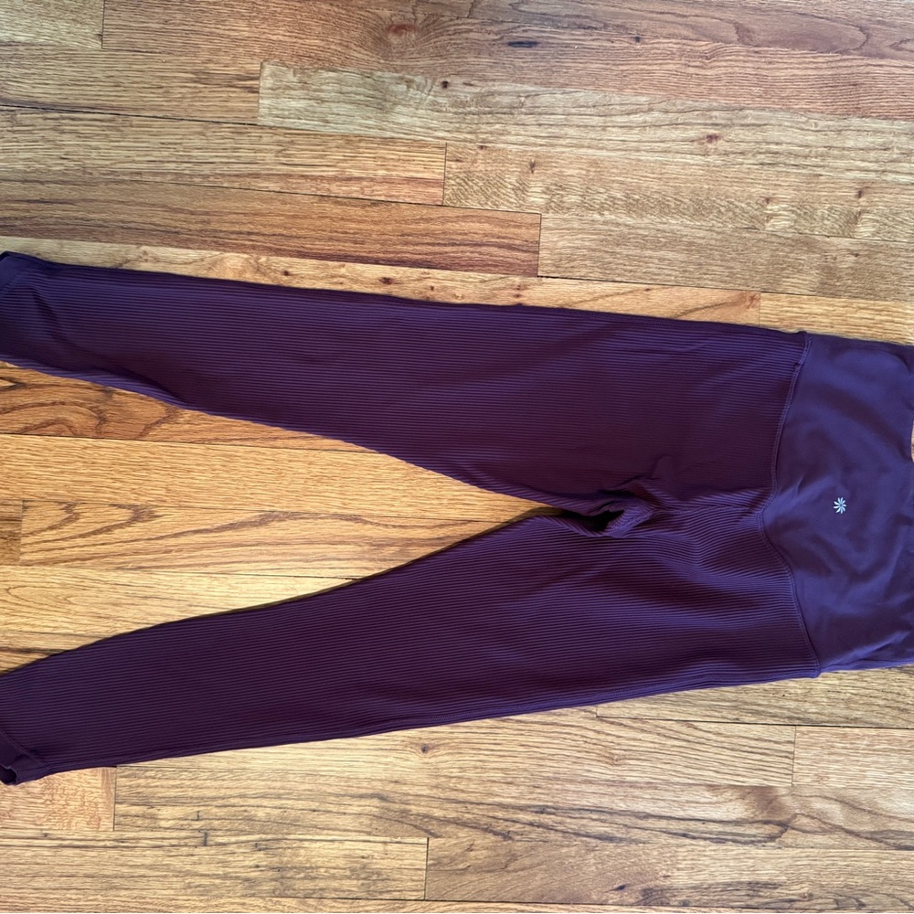 Athleta Deep Plum Athletic Leggings - Picture 6 of 6